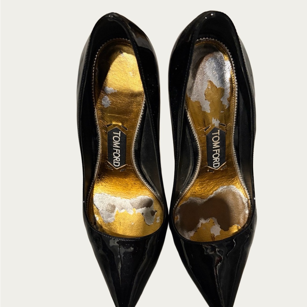 Tom Ford Black Patent Leather Heels